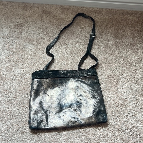 CoFi Mollie suede Cross-Body Convertible Clutch - Picture 2 of 5